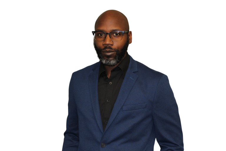 Cornelius Frazier, MBA, in a blue blazer