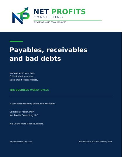 Payables, Receivables & Bad Debts guide cover